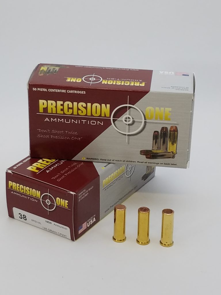 38 Special 148gr CPWC New - Precision ONe Ammunition